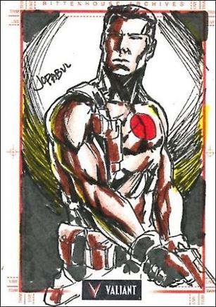 2013 Valiant Comics Preview Trading Card Set (Sketch Card Subset) card JF-06
