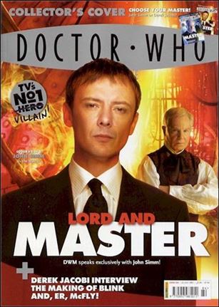 Doctor Who Magazine issue 384-B John Simm Cover 
