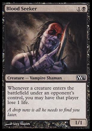 Magic the Gathering: 2012 Core Set (Base Set) card 81 Blood Seeker