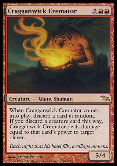 Magic the Gathering: Shadowmoor (Base Set) card 87 Cragganwick Cremator