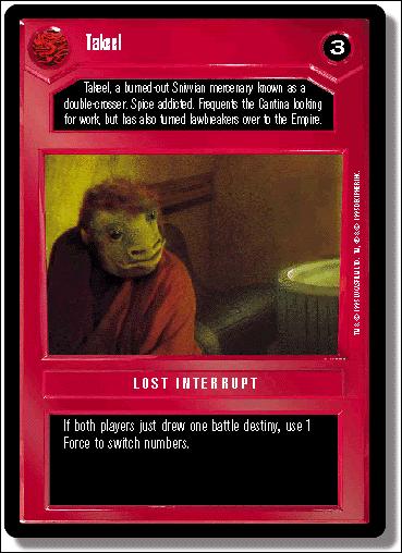 Star Wars: Premiere Limited (Base Set) card 96 Takeel