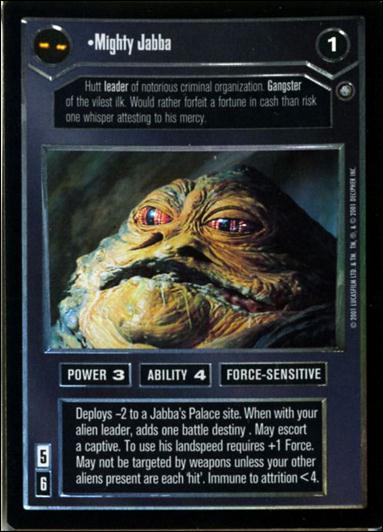 Star Wars: Reflections III (Base Set) card 10 Mighty Jabba
