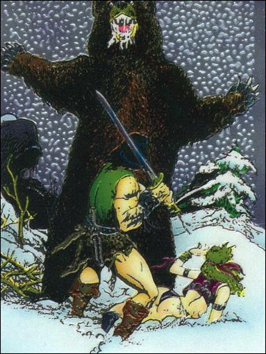 Conan III (Base Set) card 75 Bear Attack