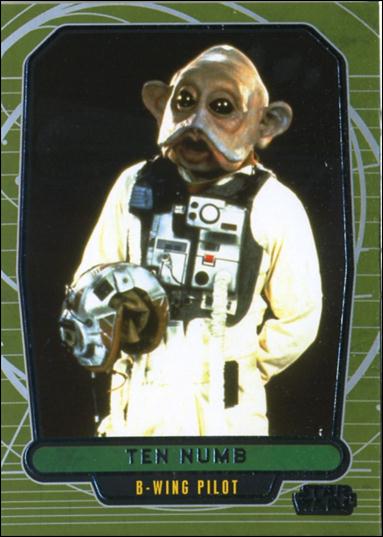 Star Wars Galactic Files (Base Set) card 178 Ten Numb B-Wing Pilot