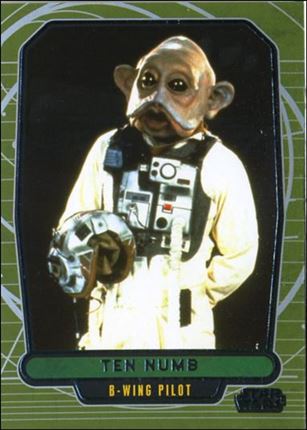 Star Wars Galactic Files (Base Set) card 178 Ten Numb B-Wing Pilot