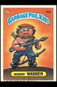Garbage Pail Kids: Series 04 (Base Set) card 156a Warrin' Warren
