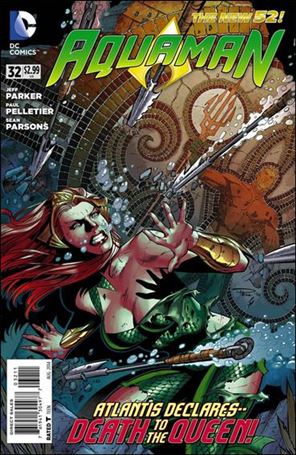 Aquaman (2011) issue 32 Paul Pelletier Cover
