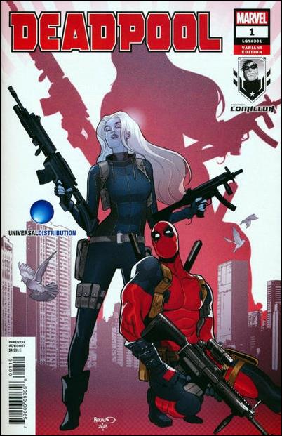 Deadpool (2018) issue 1-Q Paul Renaud Montreal ComicCon Cover 