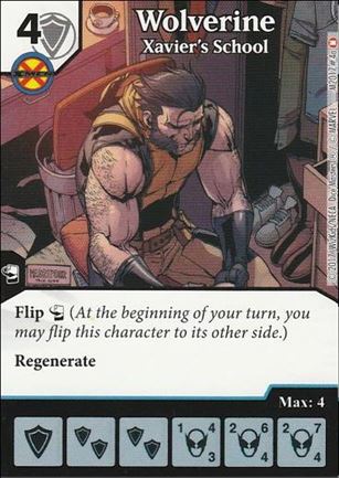 Marvel Dice Masters Deadpool card M2017-4 Wolverine: Xavier's School