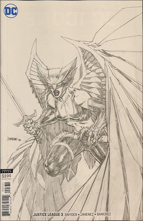 Justice League (2018) issue 3-C Jim Lee 1:100 Pencil Cover