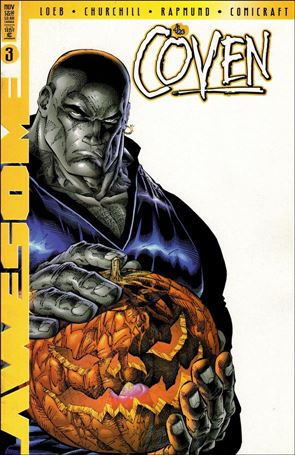 Coven (1997) issue 3-B Black Mass White Background Cover