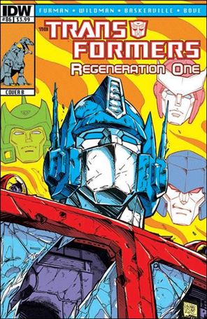 Transformers: Regeneration One issue 86-B Guido Guidi Cover