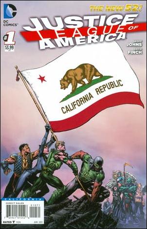 Justice League of America (2013)  issue 1-ME California State Flag Cover