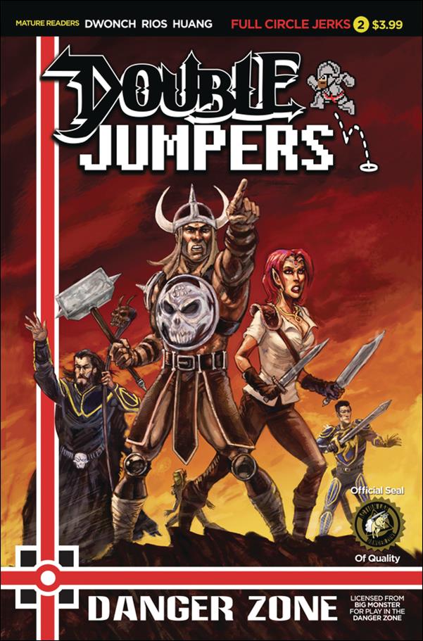 Double Jumpers: Full Circle Jerks issue 2-B Daniel Jay Logan Cover
