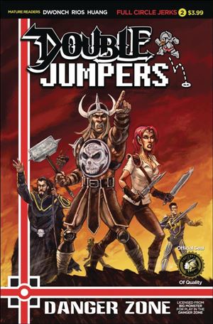 Double Jumpers: Full Circle Jerks issue 2-B Daniel Jay Logan Cover