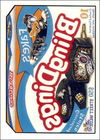 Wacky Packages All-New: Series 2 (Tattoo Subset) card 4 Bling Dings