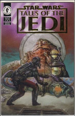 Star Wars: Tales of the Jedi issue 4-B QVC Embossed Gold Foil Cover 1/7500