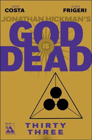 God is Dead issue 33 Jacen Burrows Standard Cover