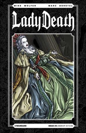 Lady Death (2010) issue 25-K London VIP Cover 1/250