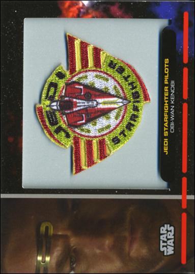 Star Wars Galactic Files (Patch Subset) card PR-12 Jedi Starfighter Pilots Obi-Wan Kenobi