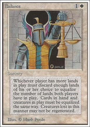 Magic the Gathering: Unlimited (Base Set) card 3 Balance