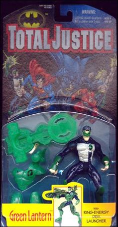 Total Justice figure 3 Green Lantern (Ring-Energy Disc Launcher)