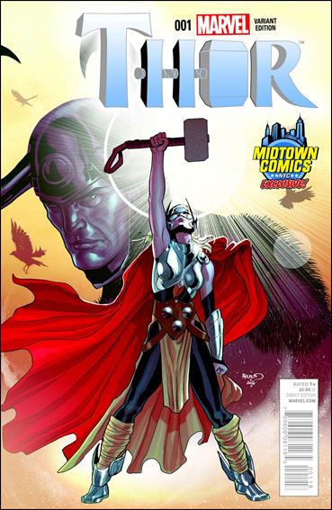 Thor (2014) issue 1-K Paul Renaud Midtown Comics Cover