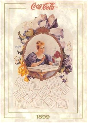 Coca-Cola Collection Series 1 (Base Set) card 7 Calendar (1899)