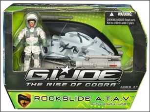 G.I. Joe Movie - The Rise of Cobra Vehicles figure 5 Rockslide ATAV w/ Snow Job