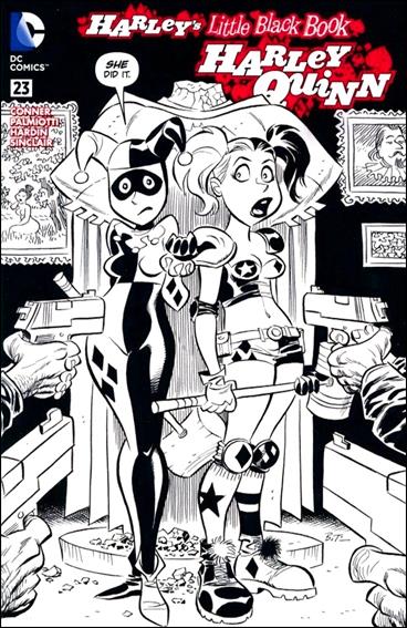 Harley Quinn (2014) issue 23-D Unbagged Bruce Timm Black & White Cover