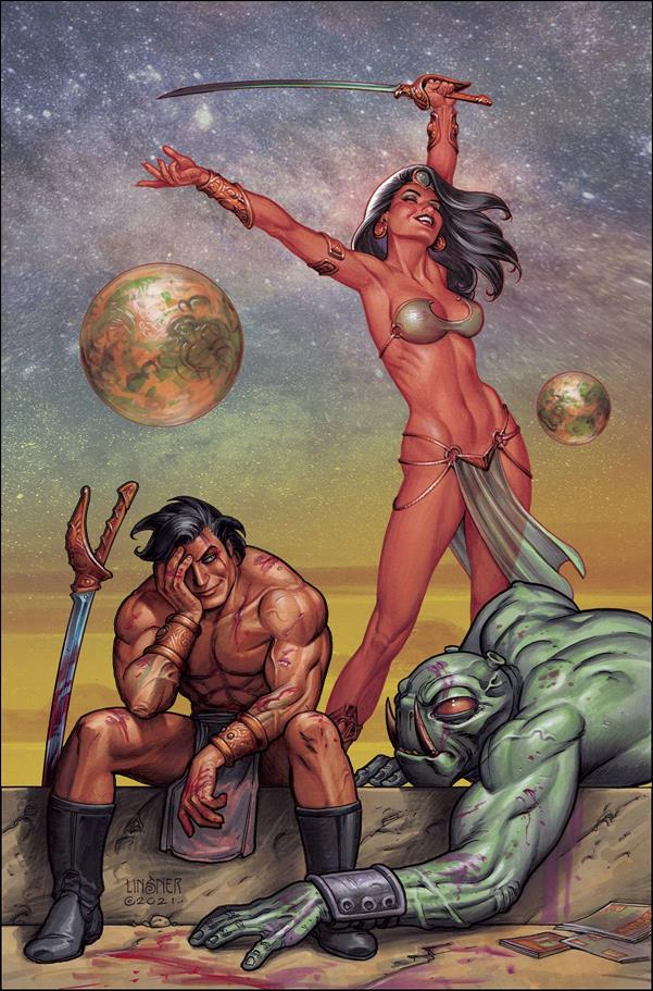 Dejah Thoris Versus John Carter issue 6-M Joseph Michael Linsner Virgin Cover