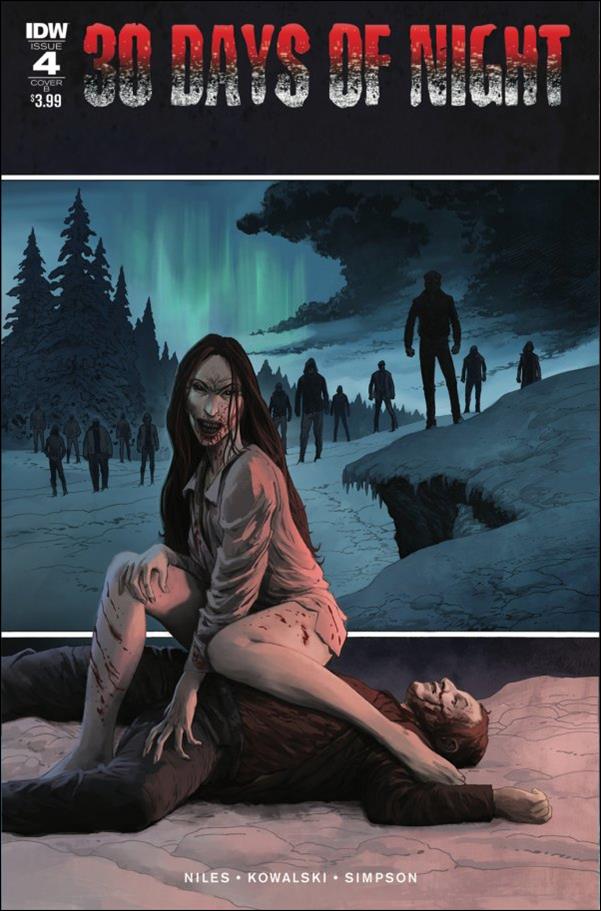 30 Days of Night (2017) issue 4-B Piotr Kowalski & Aurore Folny Cover