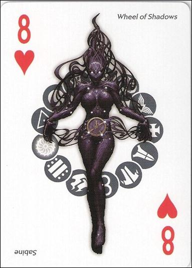 Artifacts Playing Cards (Promo) card 8 Hearts Wheel of Shadows - Sabine