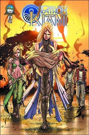 Michael Turner's Fathom: Kiani (2015) issue 2 Giuseppe Cafaro Cover