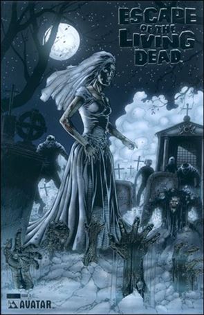 Escape of the Living Dead issue 3-H Platinum Foil Edition Cover 1/750