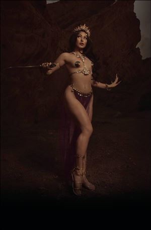 Dejah Thoris Versus John Carter issue 4-J 1:15 Virgin Cosplay Photo Cover