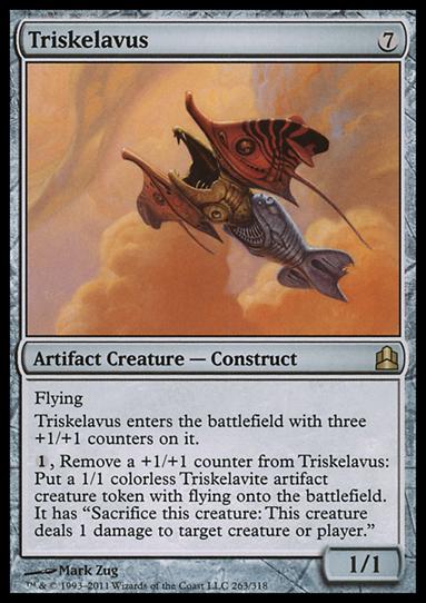 Magic the Gathering: Commander (Base Set) card 263 Triskelavus