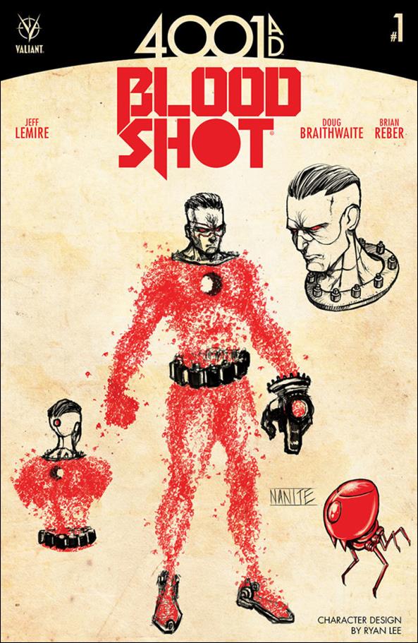 4001 A.D.: Bloodshot issue 1-C Ryan Lee 1:10 Character Design Cover