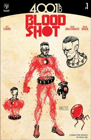 4001 A.D.: Bloodshot issue 1-C Ryan Lee 1:10 Character Design Cover