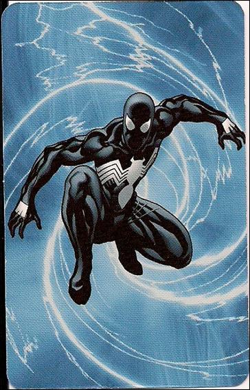 Marvel Universe: Series 1 (Promo) card 018 Spider-Man (Black Costume)
