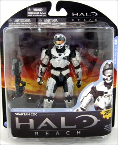 Halo Reach (Series 2)  figure 7 Spartan CQC custom (male) - White