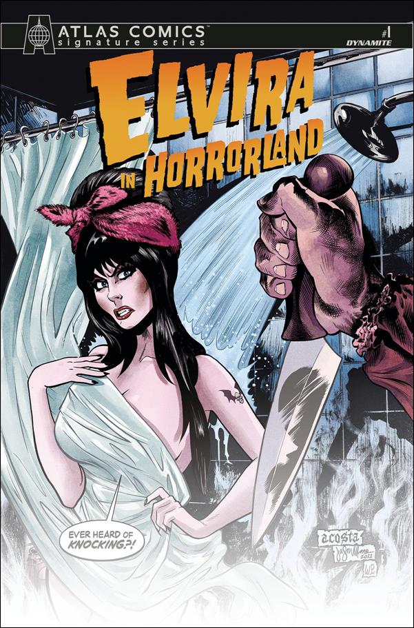 Elvira in Horrorland issue 1-L Dave Acosta Atlas Signature Cover