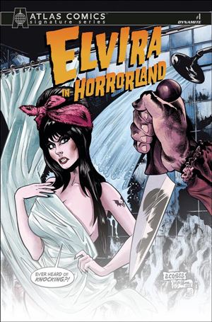 Elvira in Horrorland issue 1-L Dave Acosta Atlas Signature Cover