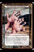 Magic the Gathering: Archenemy (Scheme Subset) card 34 Only Blood Ends Your Nightmares