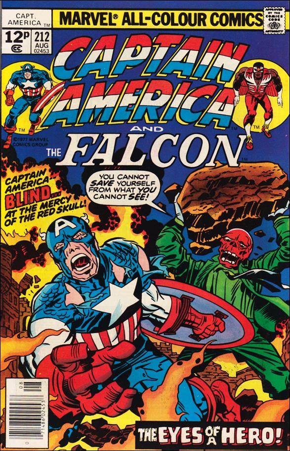 Captain America (1968) issue 212-D UK Price Cover