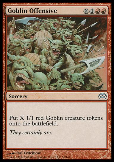 Magic the Gathering: Planechase (Base Set) card 56 Goblin Offensive