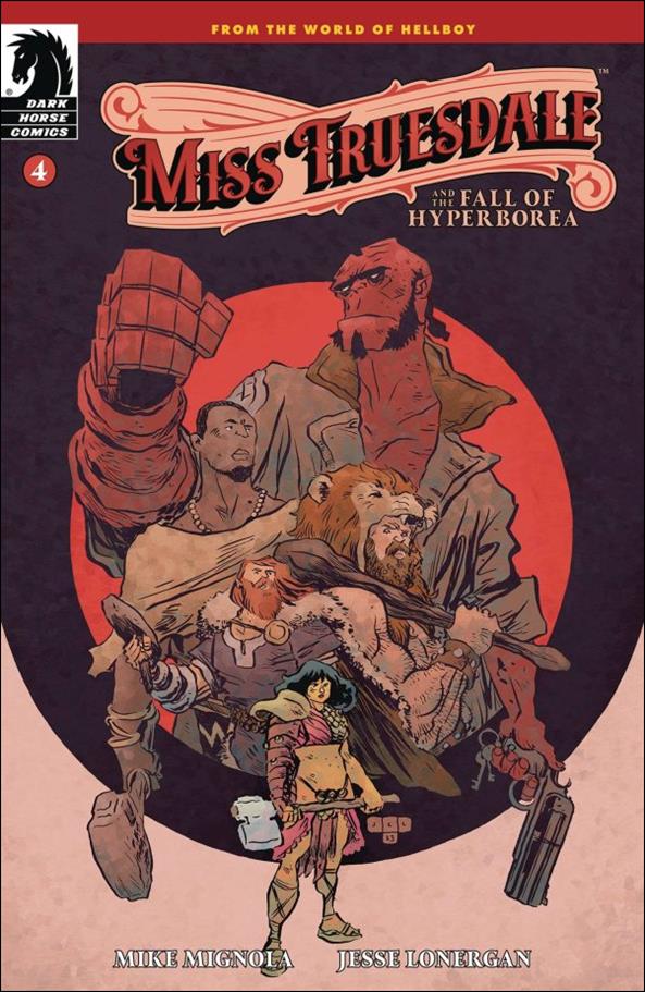 Miss Truesdale and the Fall of Hyperborea issue 4 Jesse Lonergan Cover