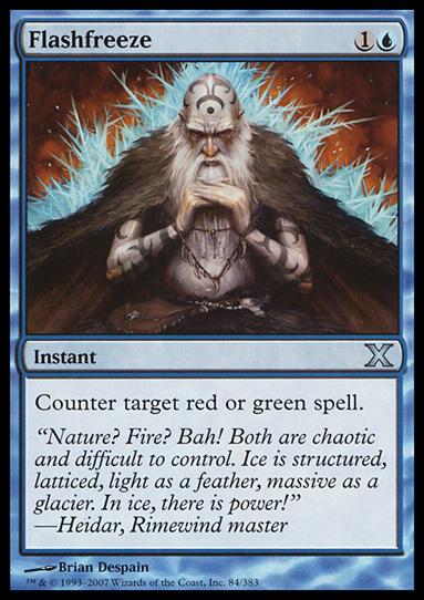 Magic the Gathering: 10th Edition (Base Set) card 84 Flashfreeze