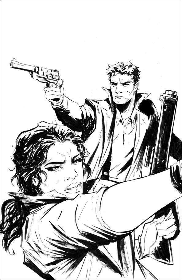 Firefly issue 3-F Lee Garbett 1:50 Black & White Virgin Cover