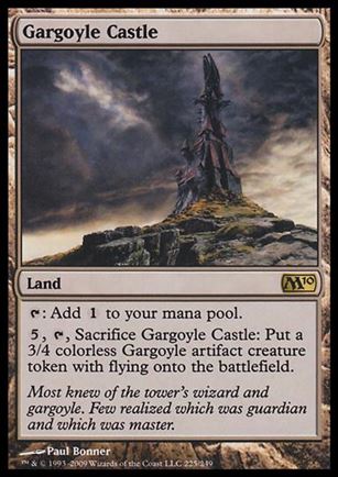 Magic the Gathering: 2010 Core Set (Base Set) card 225 Gargoyle Castle